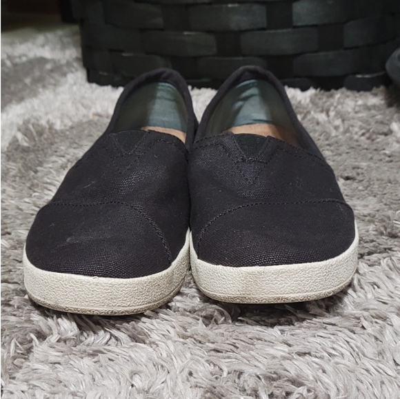 TOMS Avalon Canvas Slip-On Shoes - Picture 5 of 7